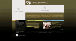 Desktop Screenshot of museedufaouet.fr