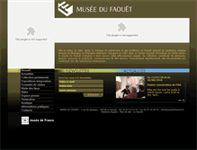 Tablet Screenshot of museedufaouet.fr